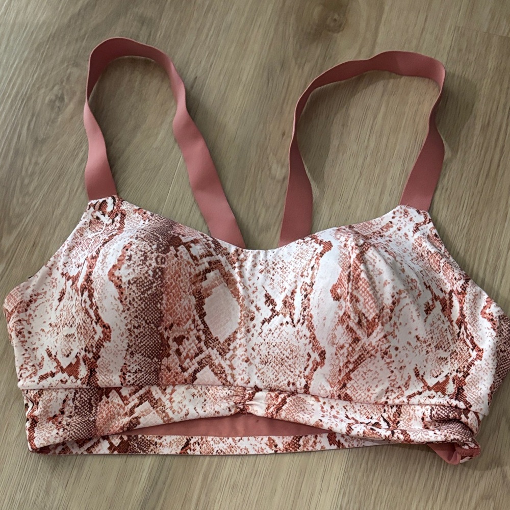 Snake Print victoria secret sports bra